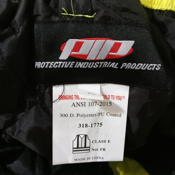 PIP Class E Insulated Bib Pants with Black Trim 318-1775 - Picture 3 of 4